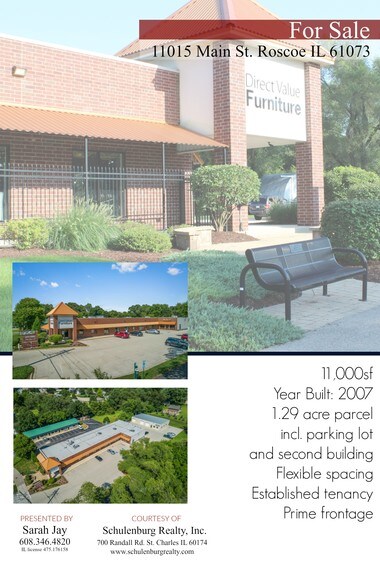 More Photos Of 11015 Main St, Roscoe Storefront Retail Office For Sale