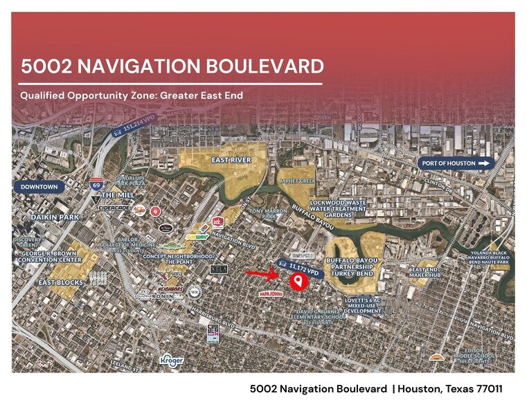 More Photos Of 5002 Navigation Blvd, Houston Freestanding For Lease