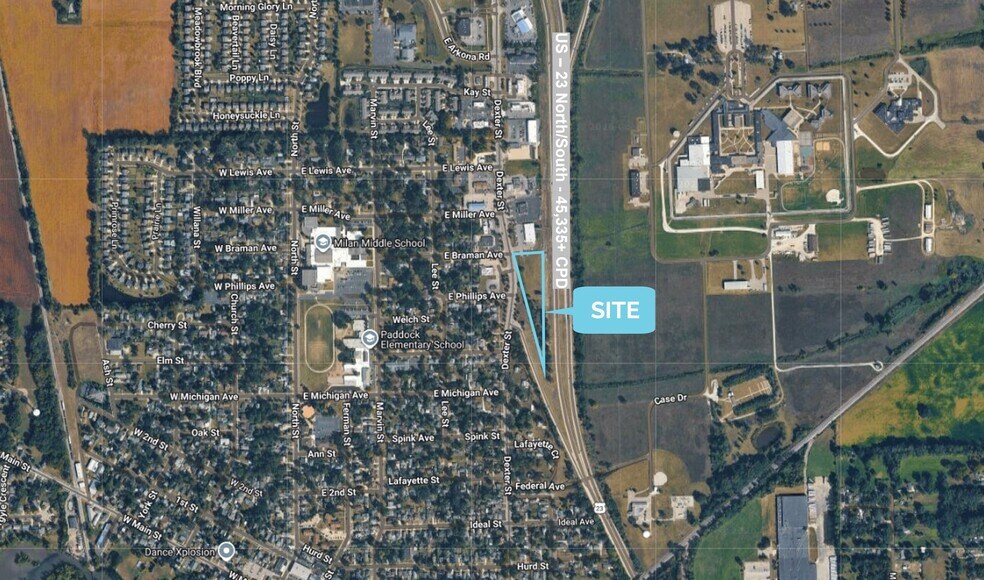 Primary Photo Of 800 Dexter St, Milan Land For Lease