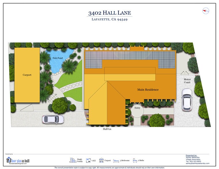 More Photos Of 3402 Hall Ln, Lafayette Office Residential For Sale