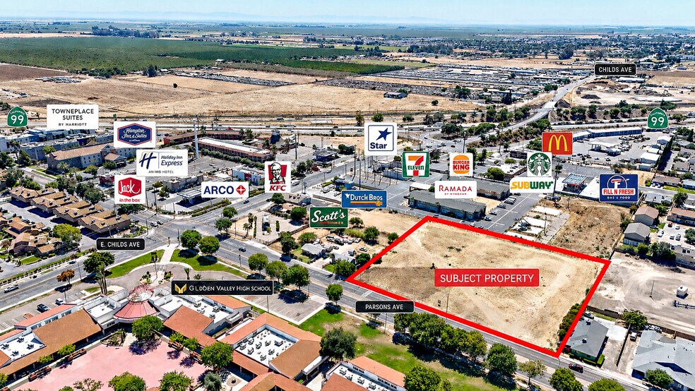 Primary Photo Of 125 N Parsons Ave, Merced Land For Sale