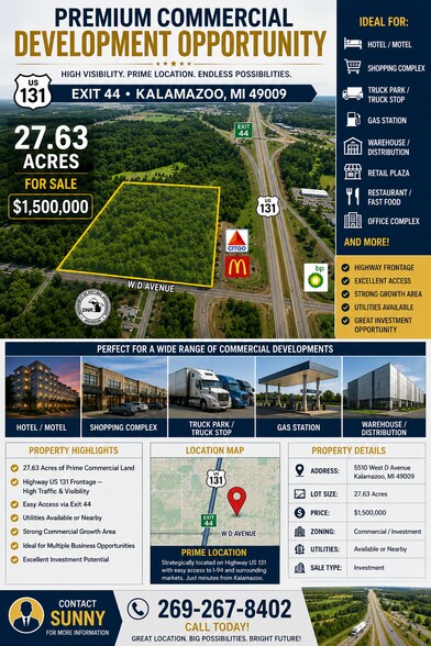 More Photos Of 5510 W D Ave, Kalamazoo Land For Sale