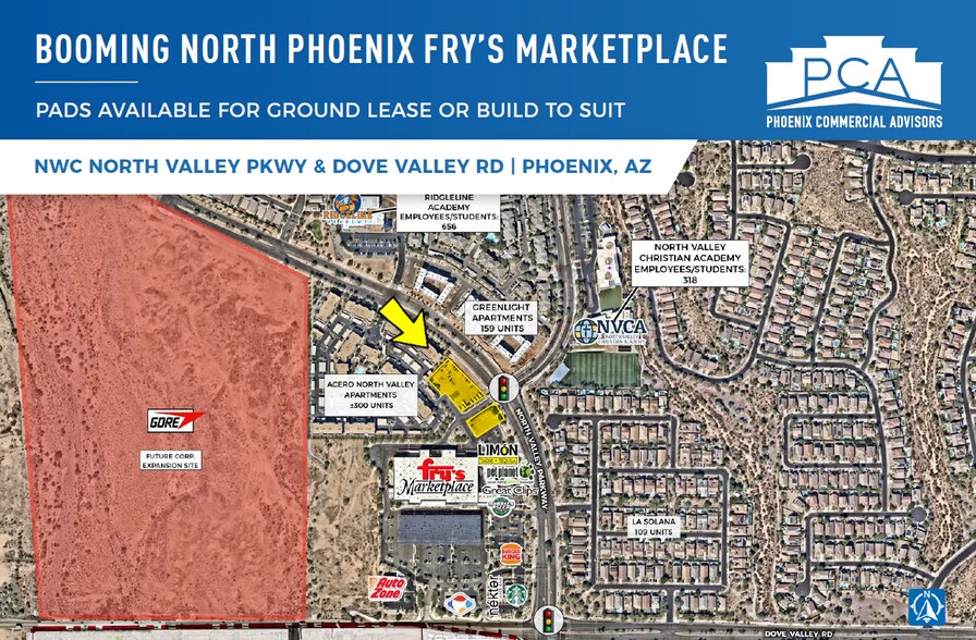 Primary Photo Of North Valley Pkwy & Dove Valley Rd (NWC), Phoenix Land For Sale