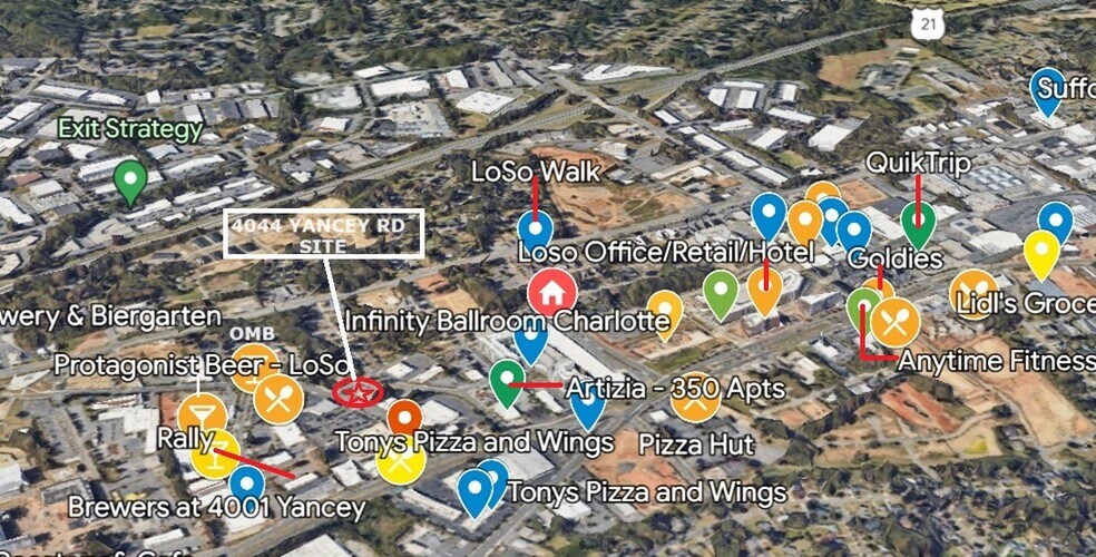 More Photos Of 4044 Yancey Rd, Charlotte Land For Sale