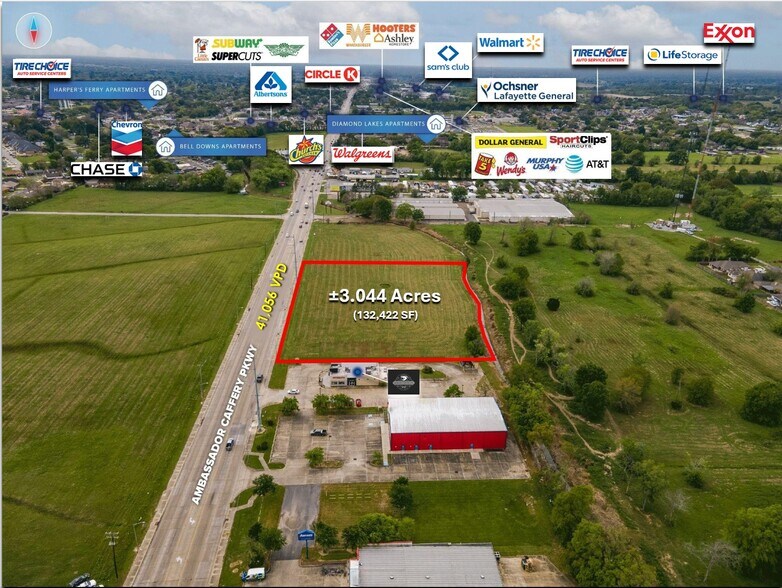 More Photos Of 2440 Ambassador Caffery Pky, Lafayette Land For Sale