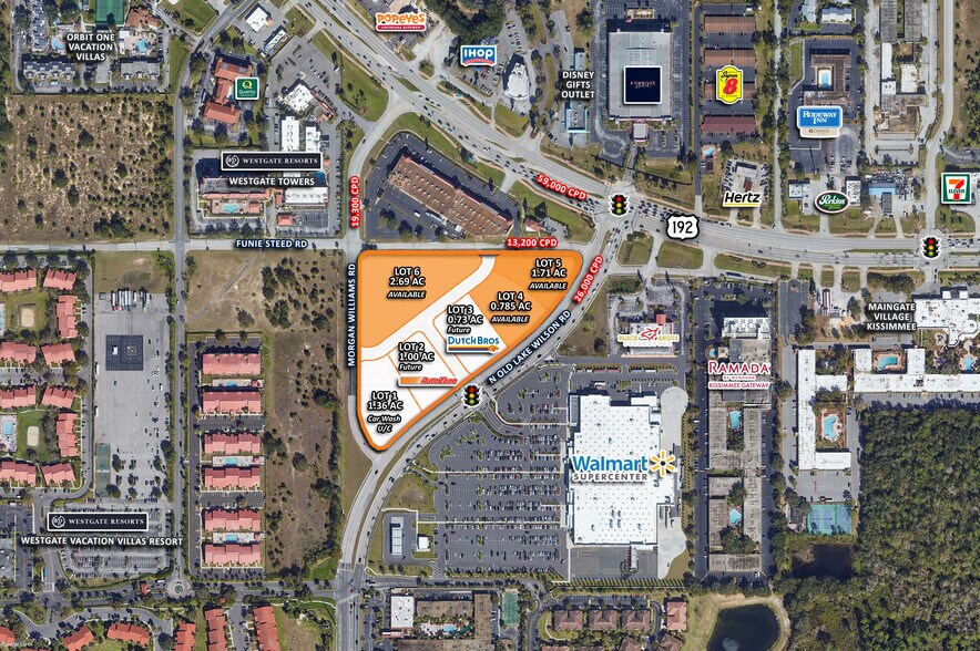 Primary Photo Of US Highway 192 @ Old Lake Wilson Rd, Kissimmee Land For Sale