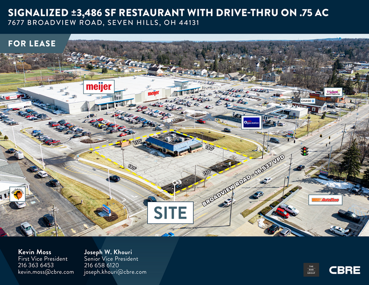 Primary Photo Of 7677 Broadview Rd, Seven Hills Fast Food For Lease