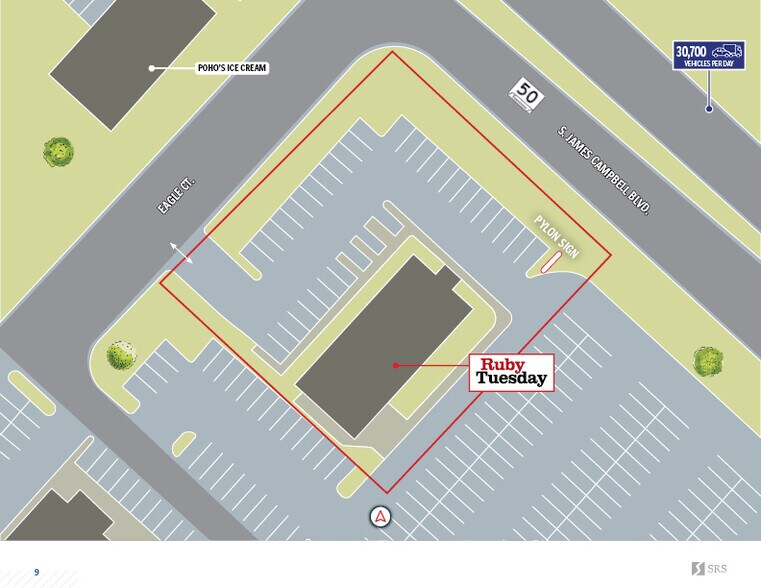 More Photos Of 827 S James Campbell Blvd, Columbia Restaurant For Sale