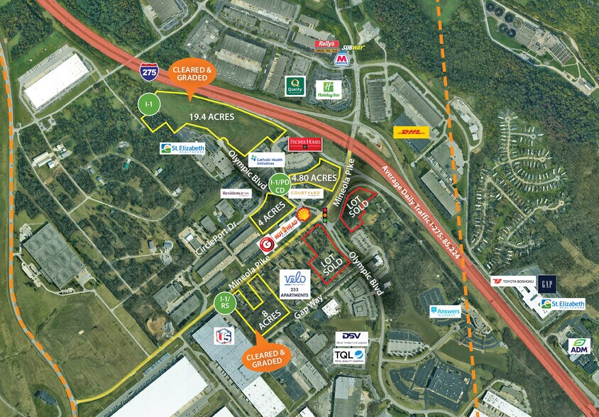 More Photos Of 3960 Olympic Blvd, Erlanger Land For Sale