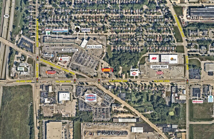 More Photos Of 3050-3090 E Layton Ave, Milwaukee Unknown For Lease