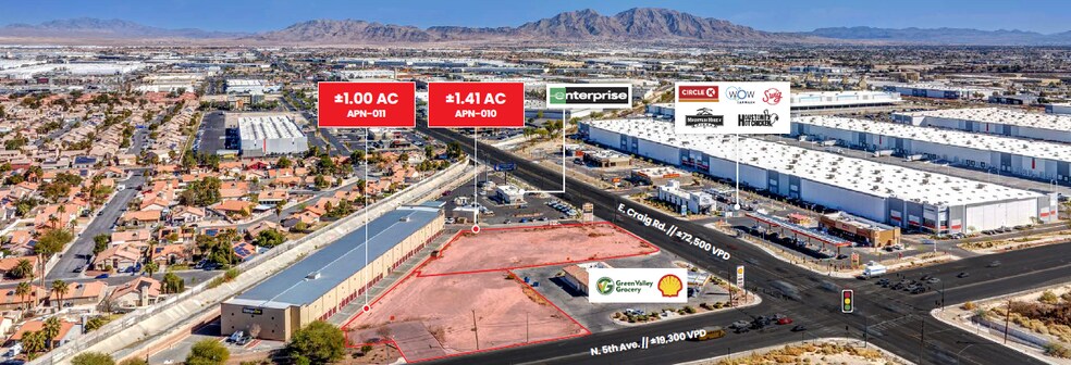 More Photos Of NEC Craig & 5th St, North Las Vegas Land For Sale