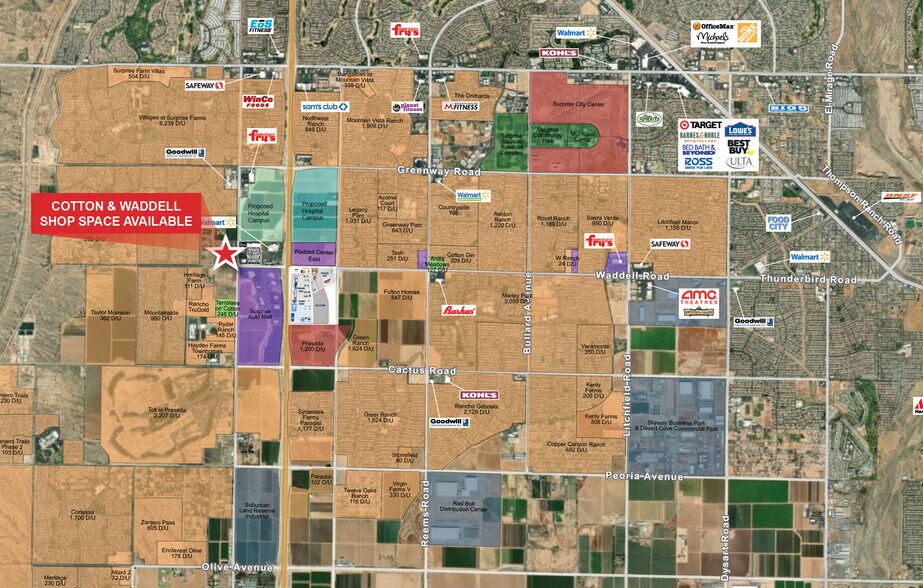 More Photos Of NWC Cotton Ln & Waddell Rd, Surprise Land For Lease