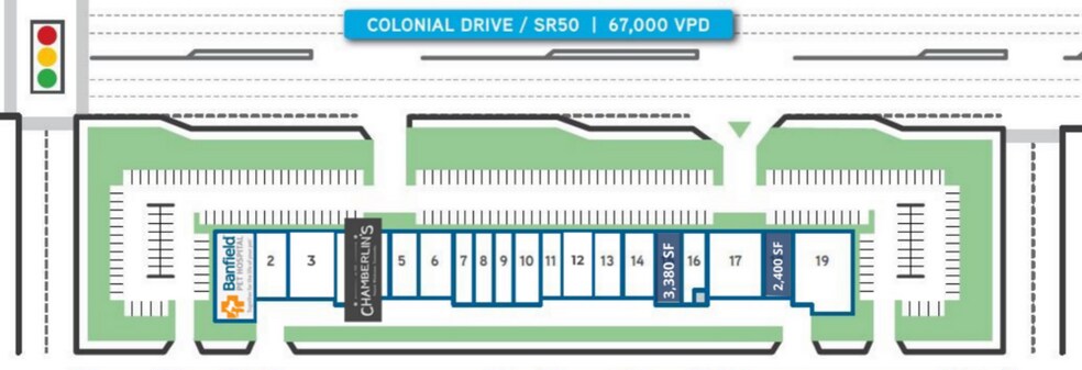 More Photos Of 4900-5032 E Colonial Dr, Orlando Storefront For Lease