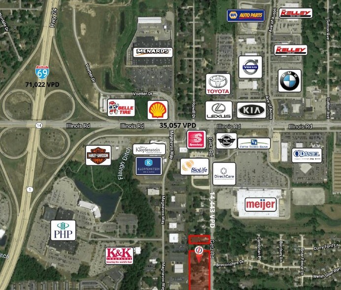 More Photos Of 1706-1834 Getz Rd, Fort Wayne Land For Sale