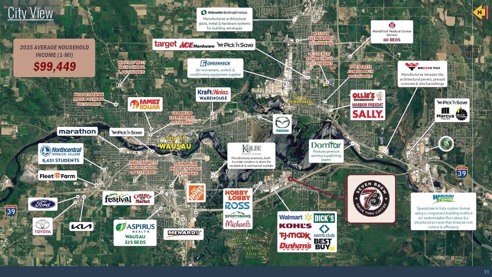 More Photos Of 225419 Rib Mountain Dr, Wausau General Retail For Sale