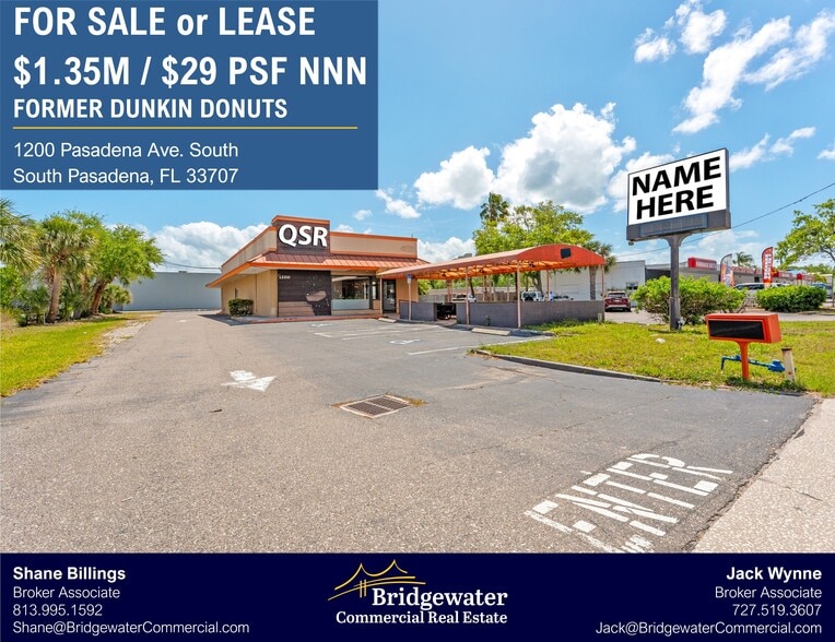 Primary Photo Of 1200 Pasadena Ave S, South Pasadena Restaurant For Sale