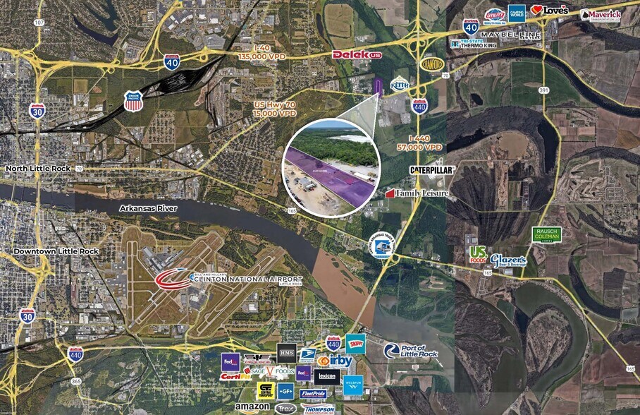 More Photos Of 8417 Hwy 70, North Little Rock Land For Lease