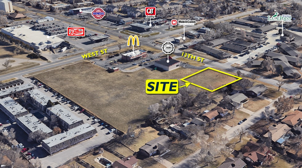 Primary Photo Of NWC 13th & West St st, Wichita Land For Lease