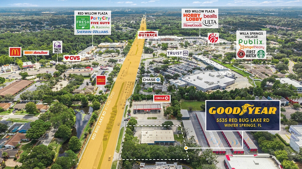 More Photos Of 5535 Red Bug Lake Rd, Winter Springs Auto Repair For Sale