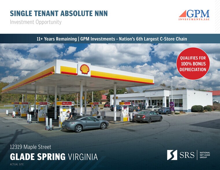 Primary Photo Of 12319 Maple St, Glade Spring Service Station For Sale