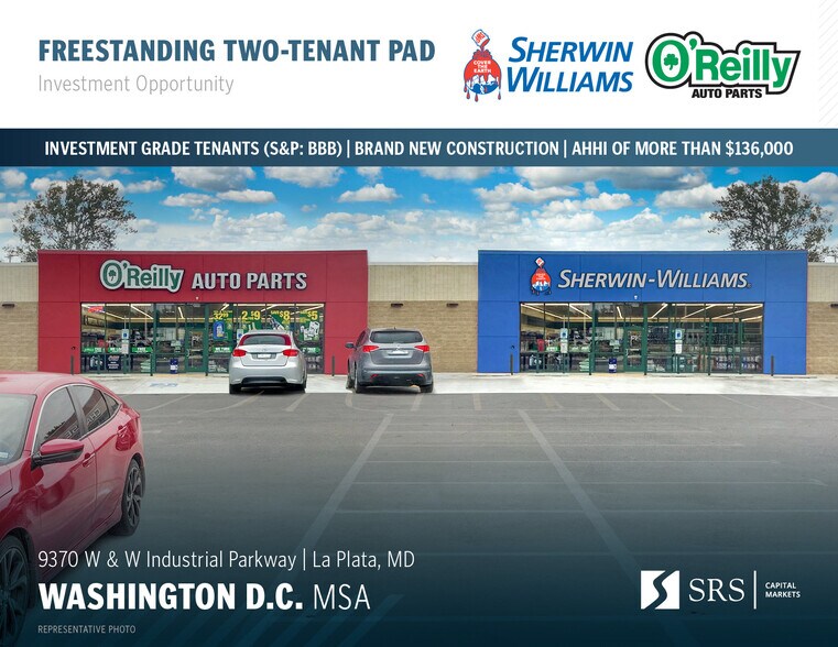 Primary Photo Of 9370 W & Industrial Parkway w, La Plata General Retail For Sale