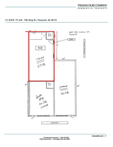 More Photos Of 758 Wing St, Plymouth Storefront For Lease