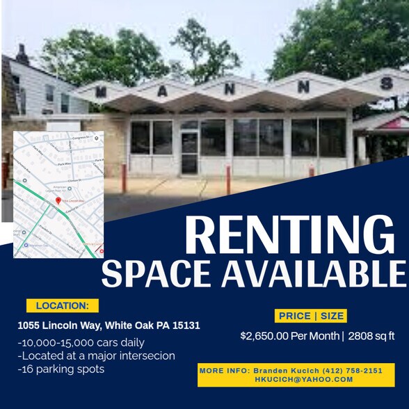 Primary Photo Of 1055 Lincoln Way way, White Oak General Retail For Lease