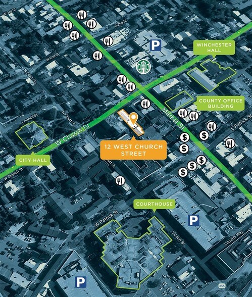 More Photos Of 12 W Church St, Frederick Office For Lease