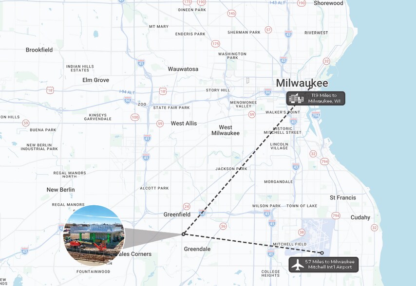 More Photos Of 5240 76th st, Greendale Bank For Sale