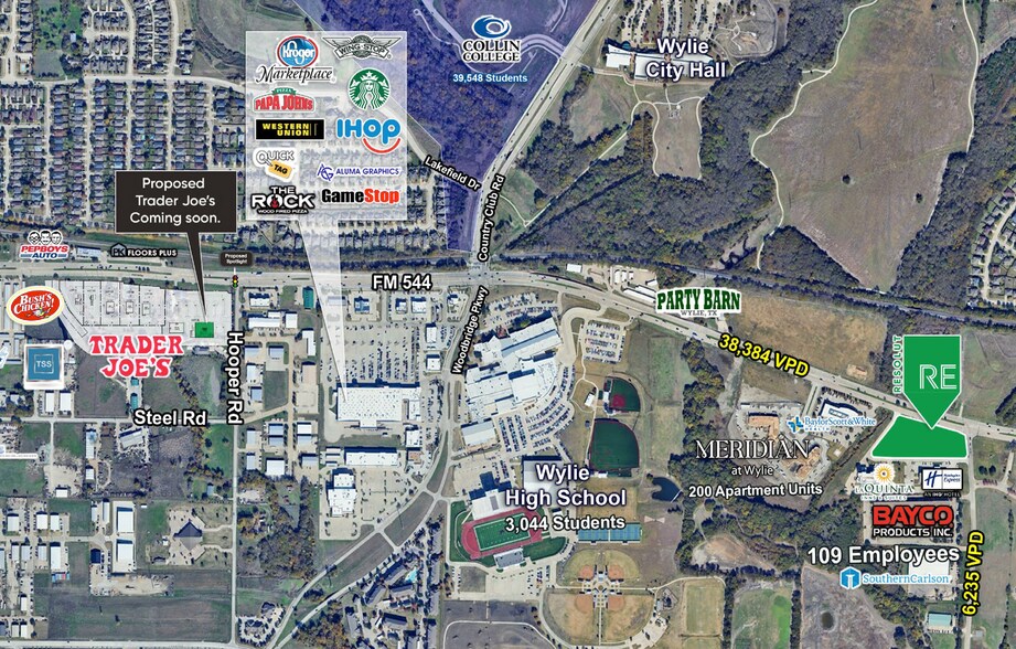 More Photos Of SWQ of FM 544 and Sanden Blvd., Wylie Storefront Retail Office For Lease