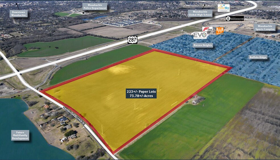 Primary Photo Of FM Rd 878, Waxahachie Land For Sale