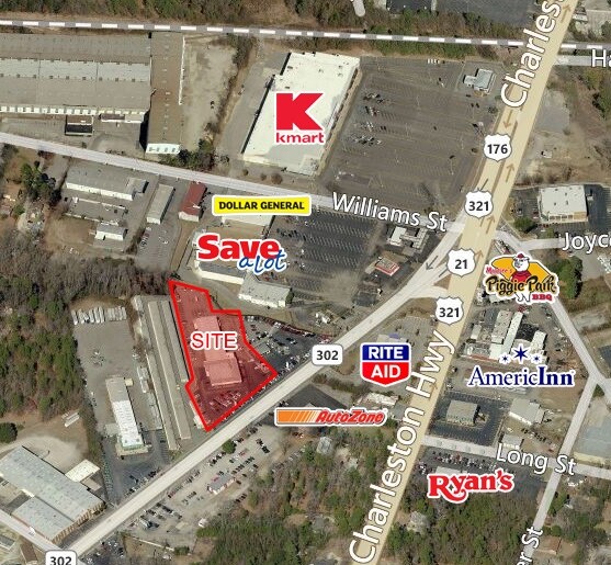 More Photos Of 1640 Airport Blvd, West Columbia Auto Dealership For Lease