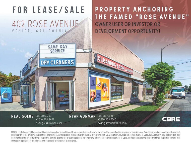More Photos Of 402 Rose Ave, Venice Freestanding For Lease