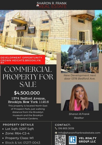 More Photos Of 1374 Bedford Ave, Brooklyn Religious Facility For Sale