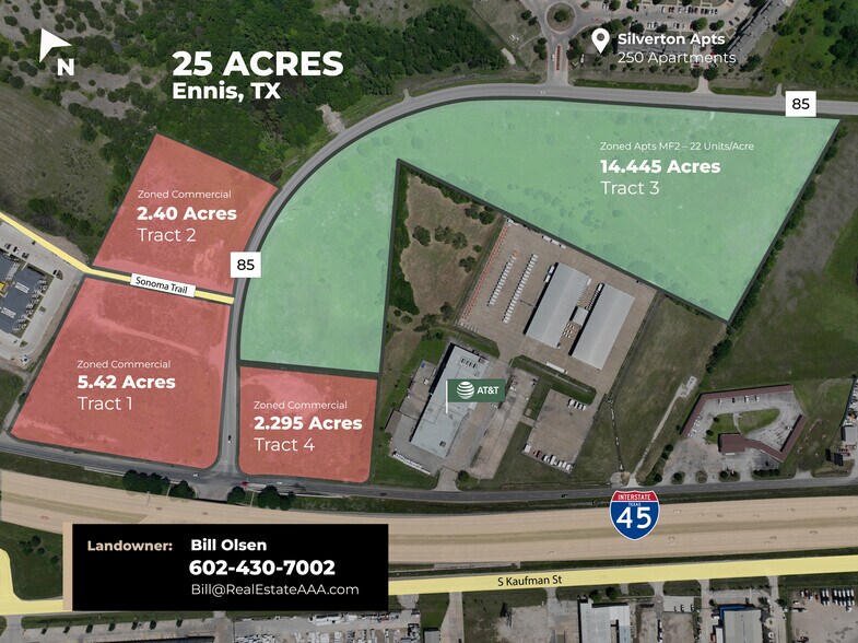More Photos Of IH 45 & FM 85, Ennis Land For Sale