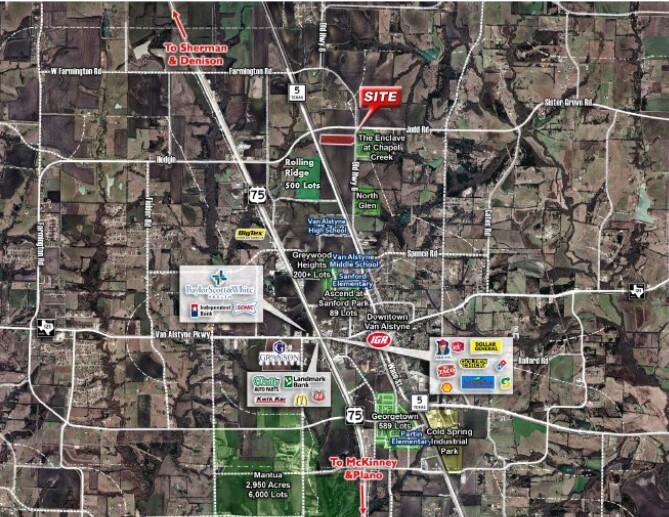 More Photos Of Old Highway 6, Van Alstyne Land For Sale