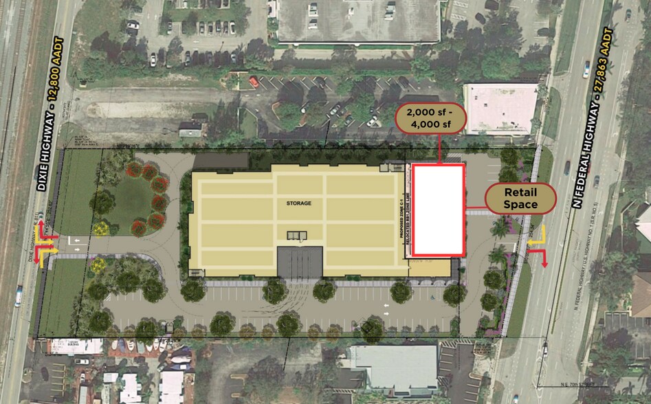 More Photos Of 7021 N Federal Hwy, Boca Raton Self Storage For Lease