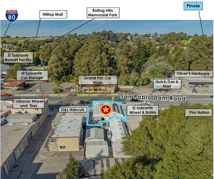 More Photos Of 4036 San Pablo Dam Rd, El Sobrante Freestanding For Lease
