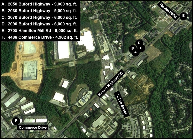 More Photos Of 2050 Buford Hwy, Buford Unknown For Lease