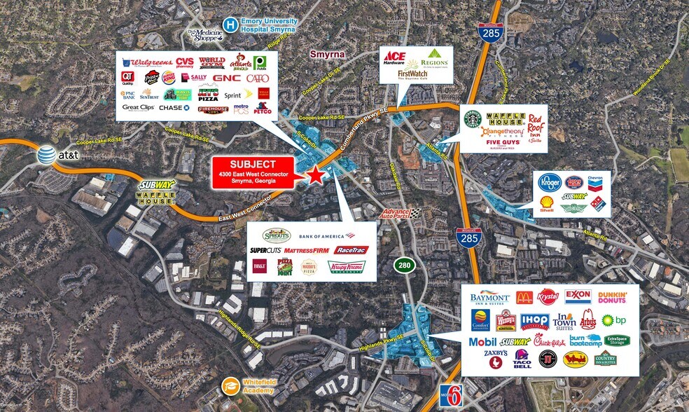 More Photos Of 4300 E West Connector, Smyrna Fast Food For Sale