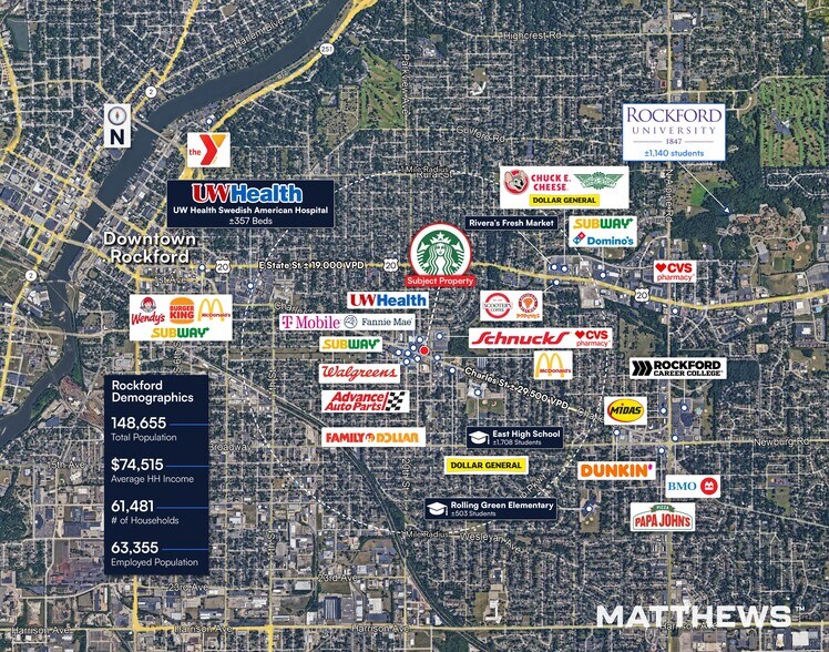 More Photos Of 2570 Charles St, Rockford Fast Food For Sale