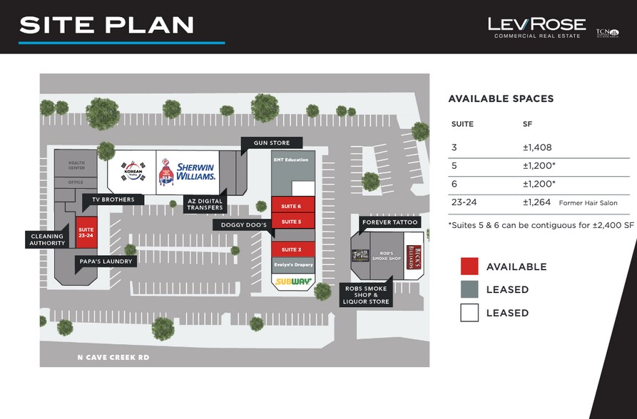 More Photos Of 19401-19411 N Cave Creek Rd, Phoenix Unknown For Lease