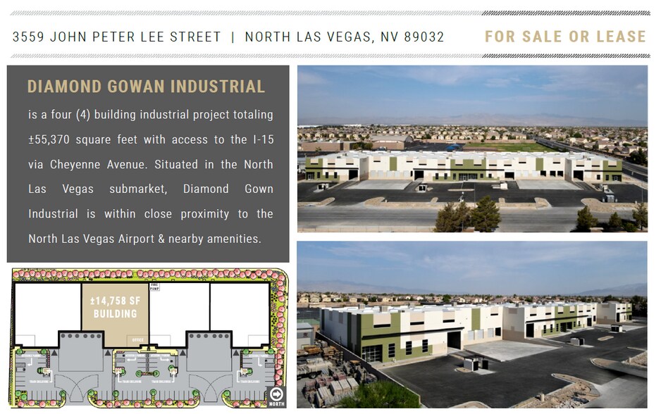 More Photos Of 3559 John Peter Lee St, North Las Vegas Warehouse For Sale