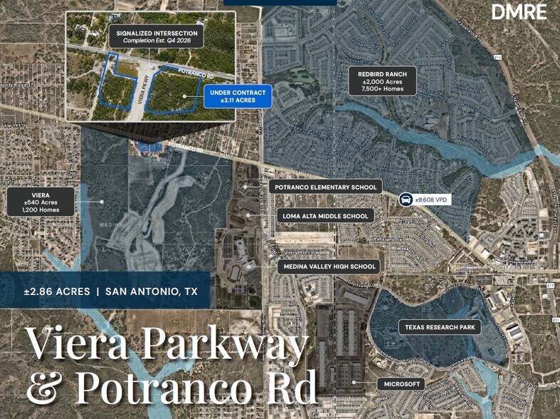 Primary Photo Of Viera Parkway & Potranco Rd, San Antonio Land For Sale