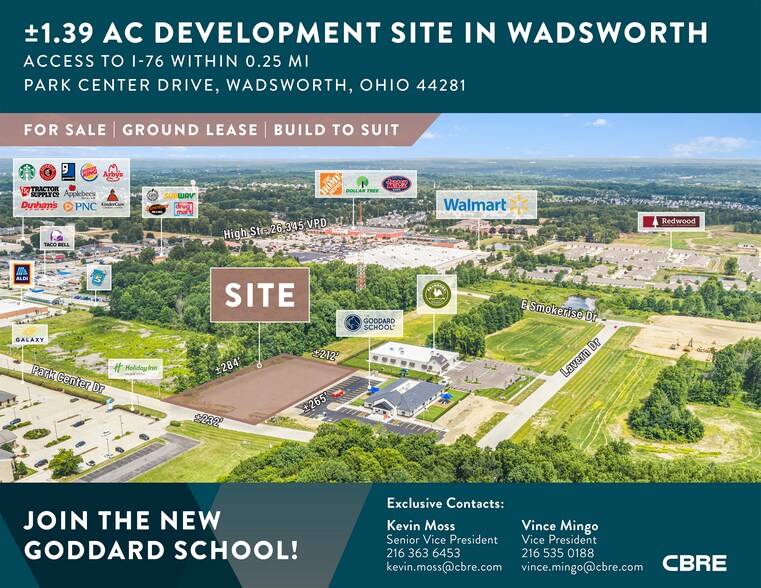 Primary Photo Of Park Center Dr, Wadsworth Land For Lease