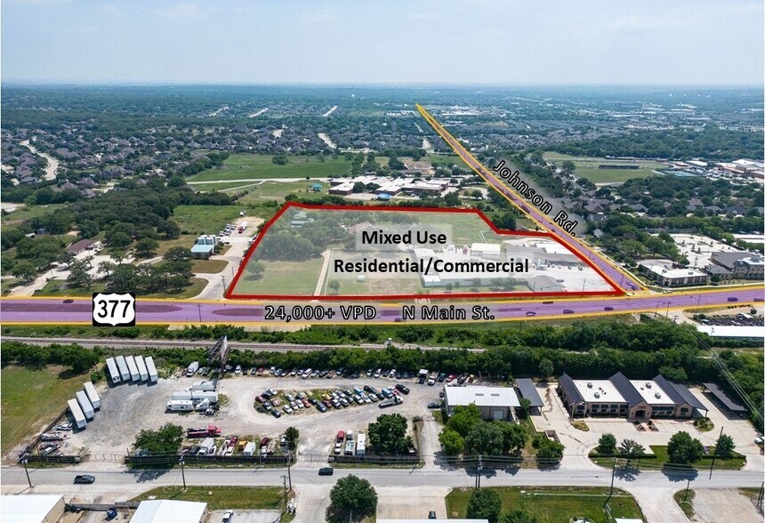 Primary Photo Of 600 N Main St, Keller Land For Sale