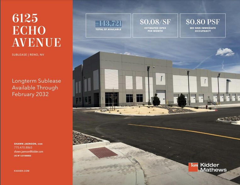 Primary Photo Of 6125 Echo Ave, Reno Manufacturing For Lease