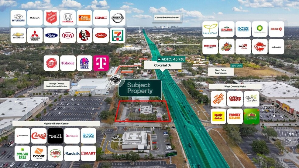 More Photos Of 7101 W Colonial Dr, Orlando Restaurant For Sale