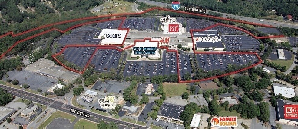 More Photos Of 1000-2460 Southlake Mall, Morrow Unknown For Lease