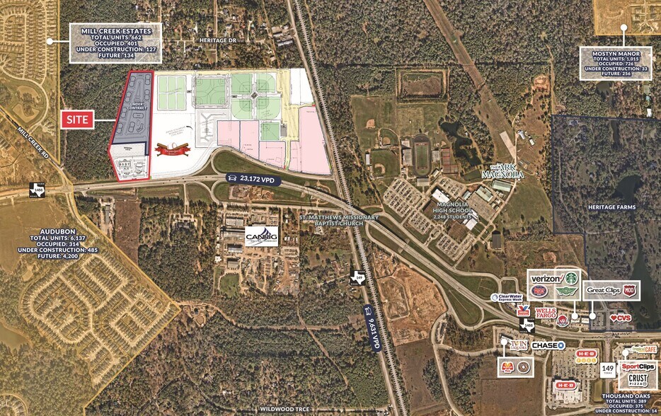 Primary Photo Of NWQ of FM 1488 and SH 149, Magnolia Land For Lease